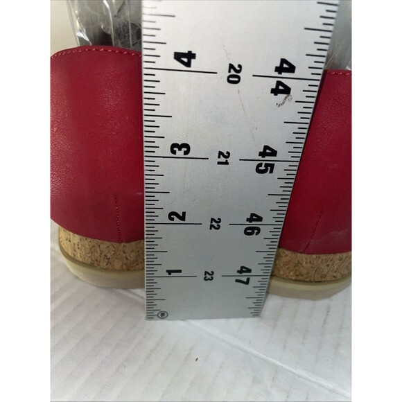 Cloudwalkers Sandals Women’s 12W‎ Red Comfort Walking Shoes Summer Travel Casual - Picture 11 of 14